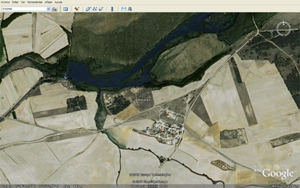 Almarail desde Google Earth
