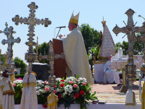 El Sr. Obispo de Osma-Soria durante la homil�a