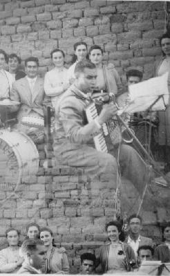 Orquestina "Bella Mar". Fiestas de Almarail 1955.