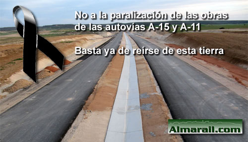 No a la paralizaci�n de la A-11 y la A-15