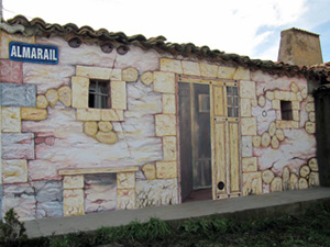 Mural casa antigua. Museo al aire libre Almarail ...esCultural