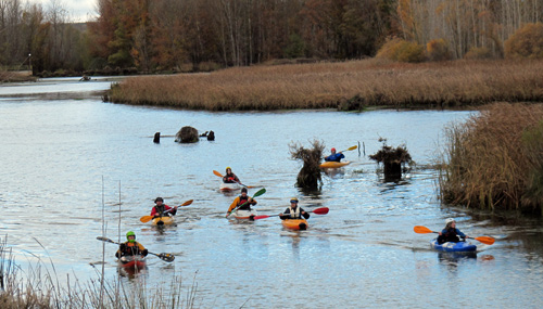 Jornada de convivencia del Club CeltyKayak – Soria en Almarail, 18 de noviembre de 2012