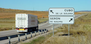 Desv�o Cubo de la Solana, carretera auton�mica CL-101