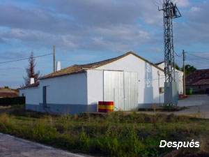 Cochera del pueblo despu�s de la reforma