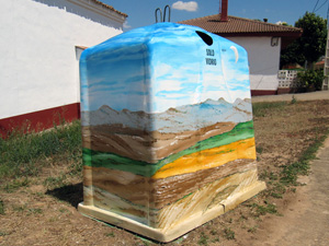 Contenedor con arte. Museo al aire libre Almarail ...esCultural