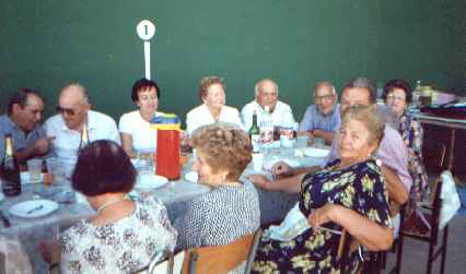 Degustaci�n de cordero asado.