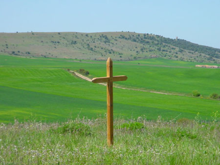 Cruz de bendici�n de campos desde "El Castillazo"