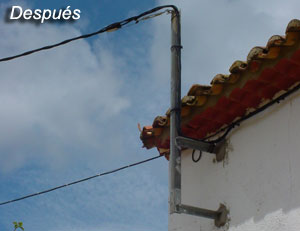 Nuevos tendidos el�ctricos de Almarail