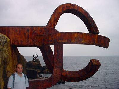 En "El Peine del Viento", Donostia, 15/07/2005