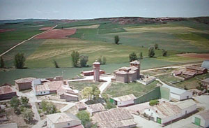 Vista a�rea de Almarail. Documental Paso a paso por el Sur de Soria