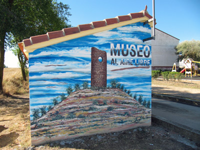 Pintura en la b�scula de Almarail