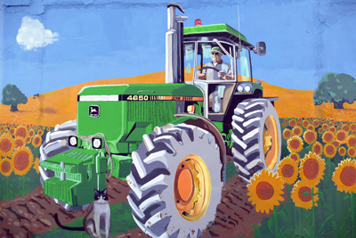 Mural El campe�n de Almarail