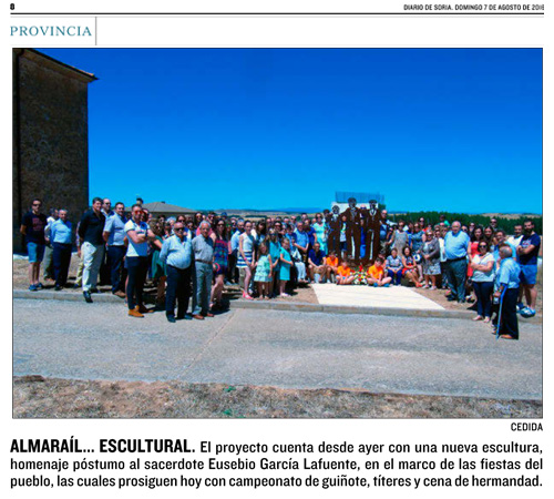 El Mundo - Diario de Soria, 7 de agosto de 2016