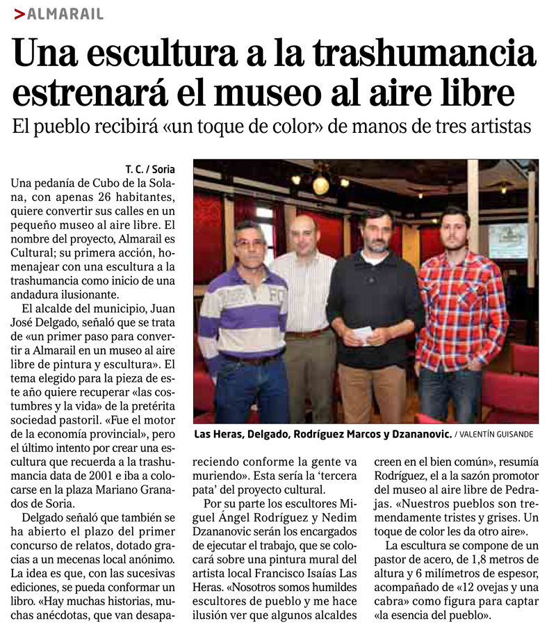 El Mundo - Diario de Soria, 18 de abril de 2013