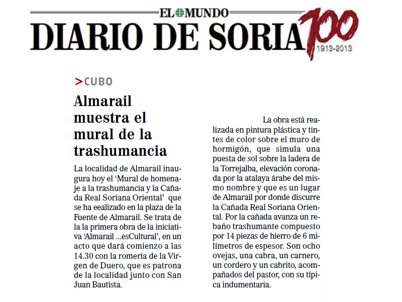Diario de Soria, 23 de junio de 2013