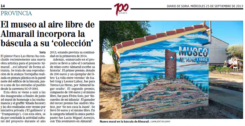 Diario de Soria, 25 de septiembre de 2013