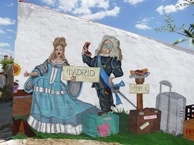 Mural Felipe V en Almarail