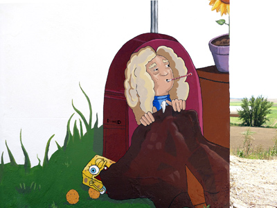 Mural Felipe V en Almarail