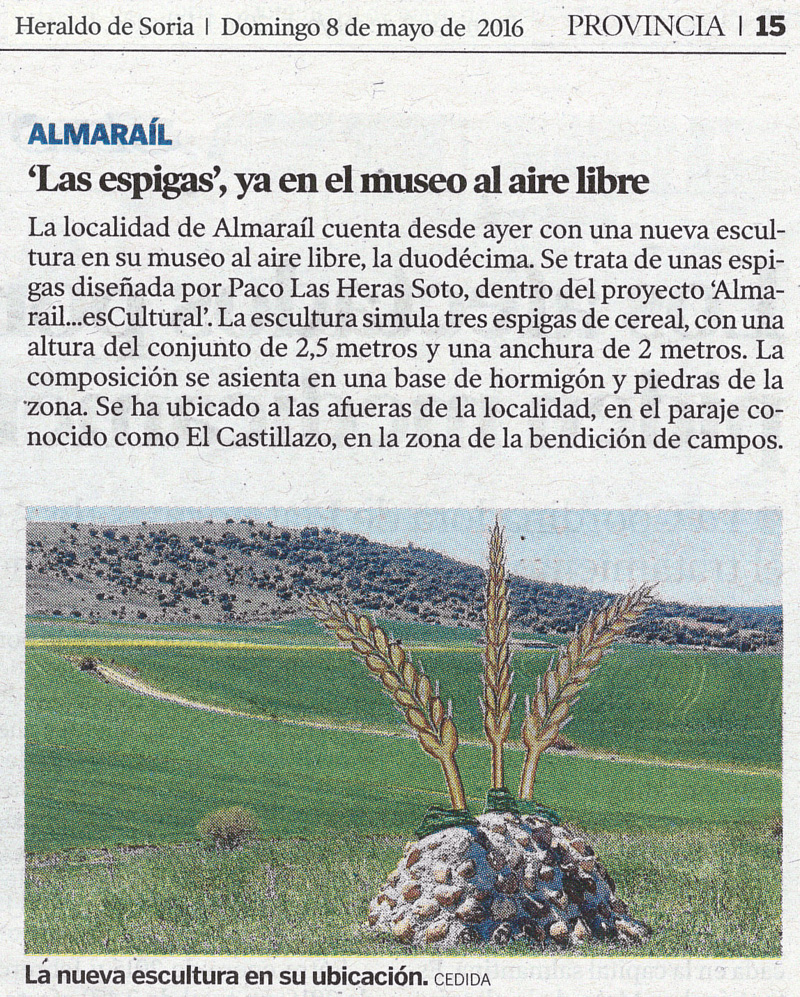 Heraldo de Soria, 8 de mayo de 2016