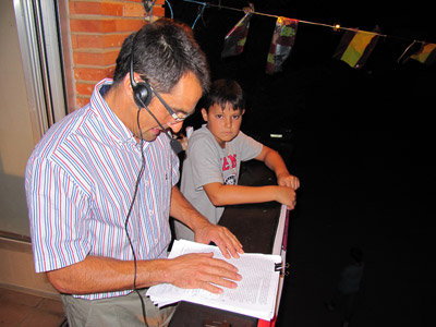 Lectura del fallo del jurado del certamen