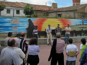 Inauguraci�n mural de homenaje a la trashumancia. Almarail ...esCultural