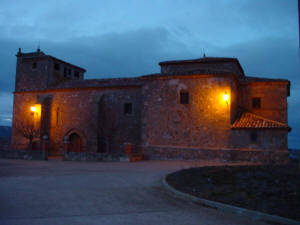 Vista de la iglesia con la nueva iluminaci�n