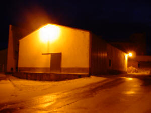 Otra vista de las Calles el Front�n y El Castillazo con la nueva iluminaci�n