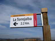 Flecha indicativa - Torrejalba