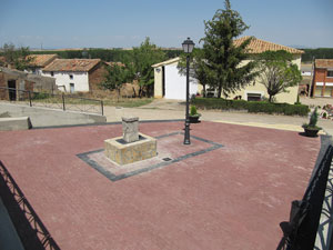 Plaza de la fuente, remodelada en 2009