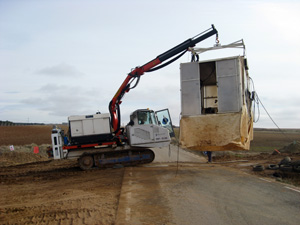Soldadura de la tuber�a del gasoducto Yela - El Villar de Arnedo en Almarail
