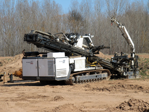 Perforaci�n dirigida R�o Duero, gasoducto Yela - El Villar de Arnedo en Almarail