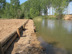Gasoducto Yela - El Villar de Arnedo en Almarail. Paso del R�o Duero