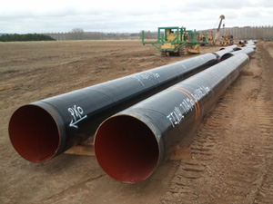 Obras del gasoducto Yela - El Villar de Arnedo en Almarail