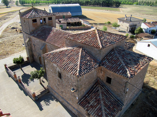 Iglesia de San Juan Bautista, vista a�rea