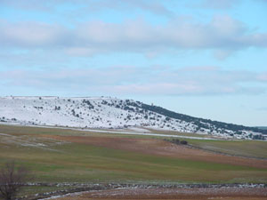 Laderas de la Torrejalba en invierno