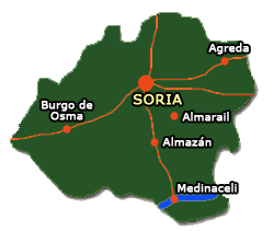 Mapa de Soria