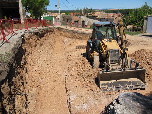 Obra de la plaza de la fuente