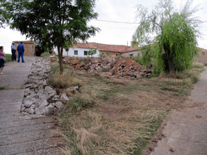Obras en la plaza de la fuente