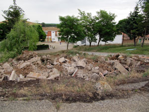 Obras en la plaza de la fuente