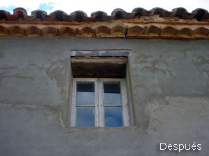 Detalle de la fachada norte despu�s