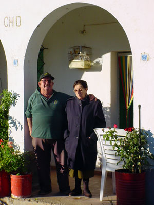 El se�or Pedro y la se�ora Mari en septiembre de 2005
