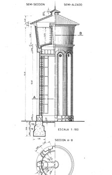 Plano del dep�sito de Almarail