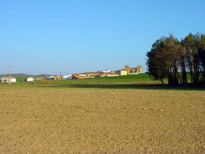 Vista del pueblo desde la zona del "pobrero"