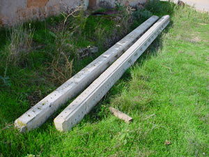 Sustituci�n tendido el�ctrico en Almarail