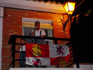 Jos� Mari y Nico pregonando las fiestas de 2006