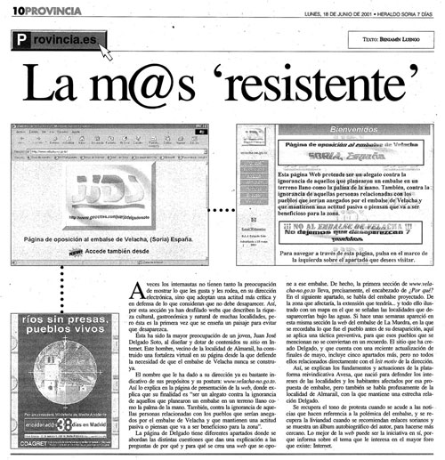 Heraldo Soria 7 días del 18 de junio de 2001