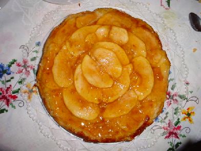Foto de la tarta de manzana
