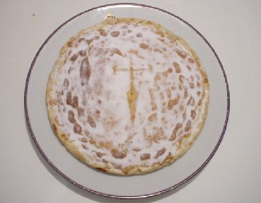 Foto de la tarta de Santiago