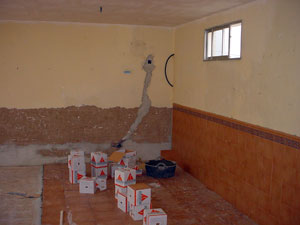 Vista de las obras del "Centro Social La Torrejalba"