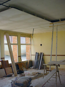 Vista de las obras del "Centro Social La Torrejalba"